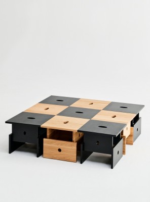 Wood Box Coffee Table