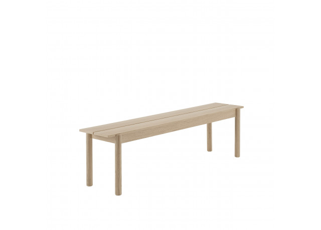 Linear Wood Bench